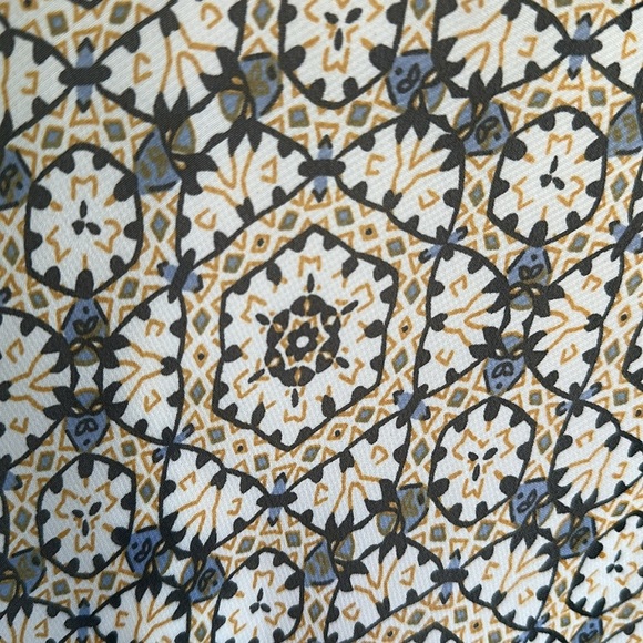 Robbie Bee | Sleeveless Geo/Floral Print Belted Midi Dress, Size 14 - Picture 2 of 12